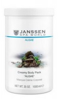 Janssen Creamy body pack «Algae» (Моделирующее кремовое обертывание «Алгае» с экстрактами водорослей), 1000 мл